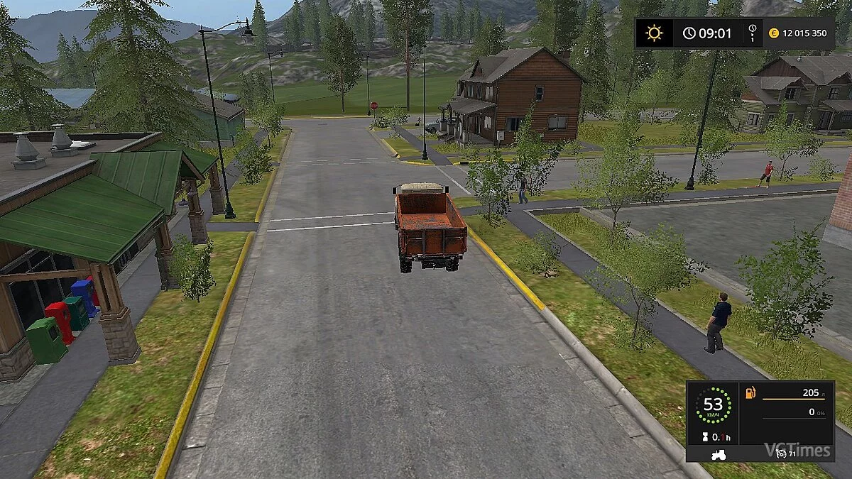 Farming Simulator 17 — Сельхозник УРАЛ + прицеп [1.0]