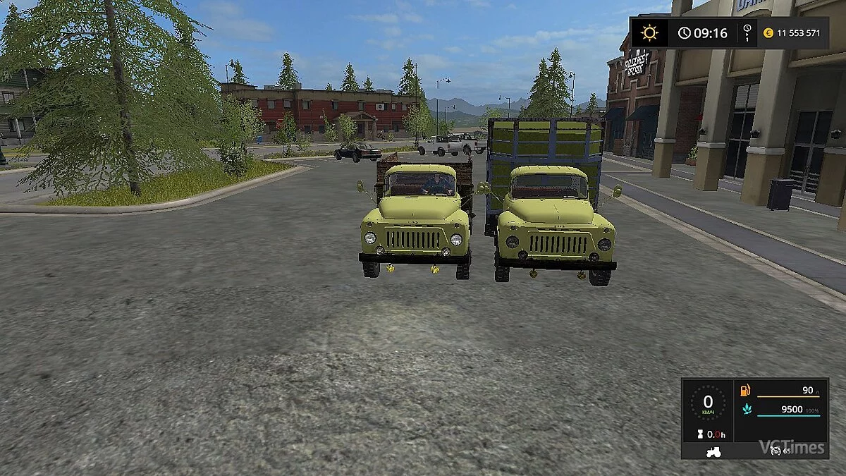 Farming Simulator 17 — Truck GAZ-52 (yellow) [1.0]