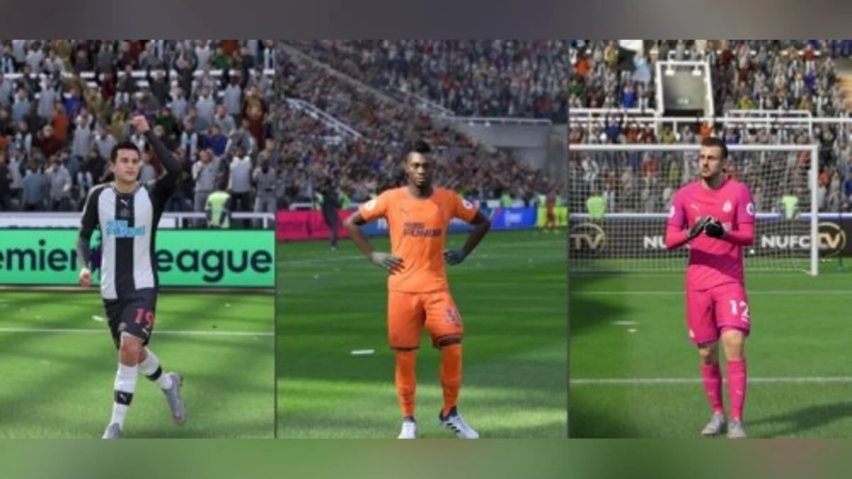FIFA 19 — Полный комплект форм Ньюкасла на сезон 19-20 [1.0]