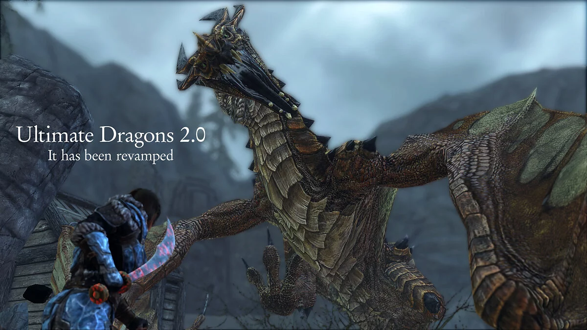 Elder Scrolls 5: Skyrim Special Edition — Ultimate Dragons - mejorar dragones