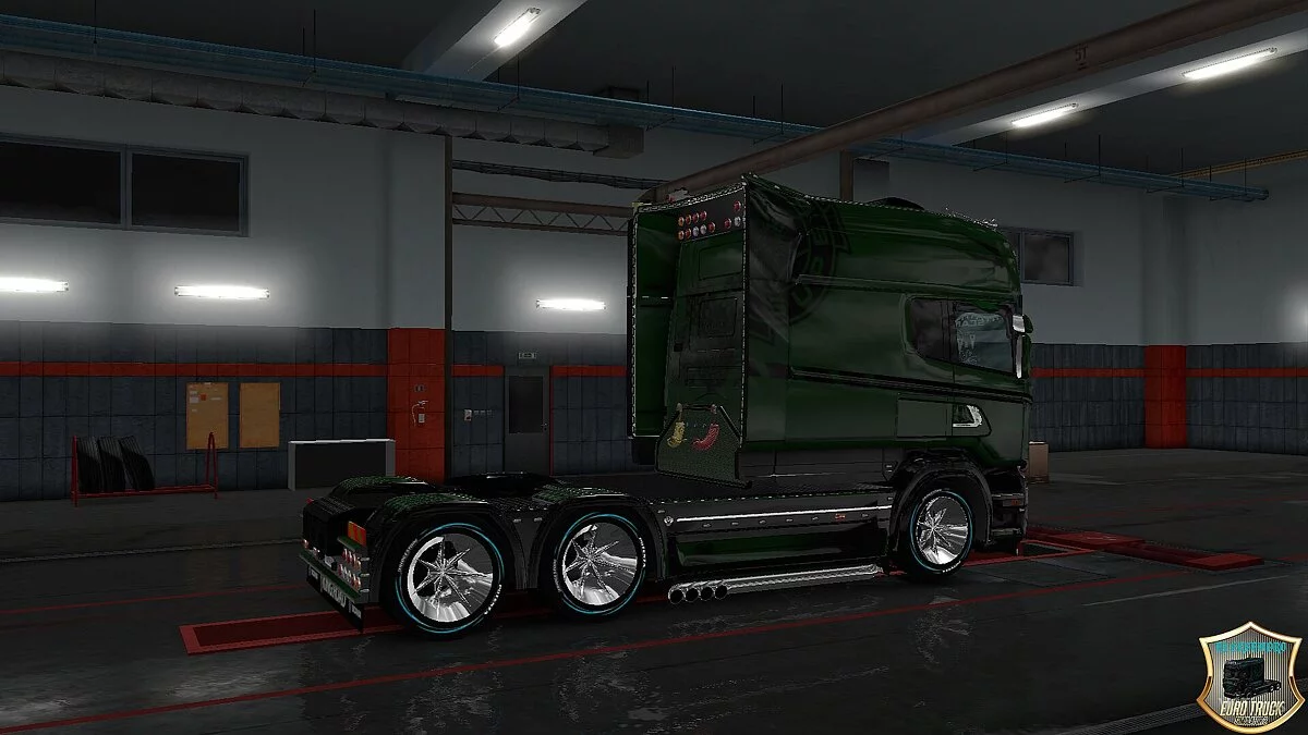 Euro Truck Simulator 2 — Skin «Vabis BTZ» for Scania RS Longline