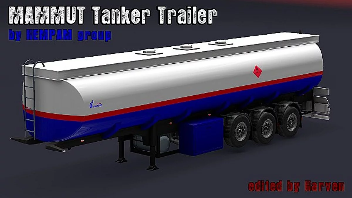 Euro Truck Simulator 2 — Assembly of autonomous fuel tankers MAMMUT [2.4]