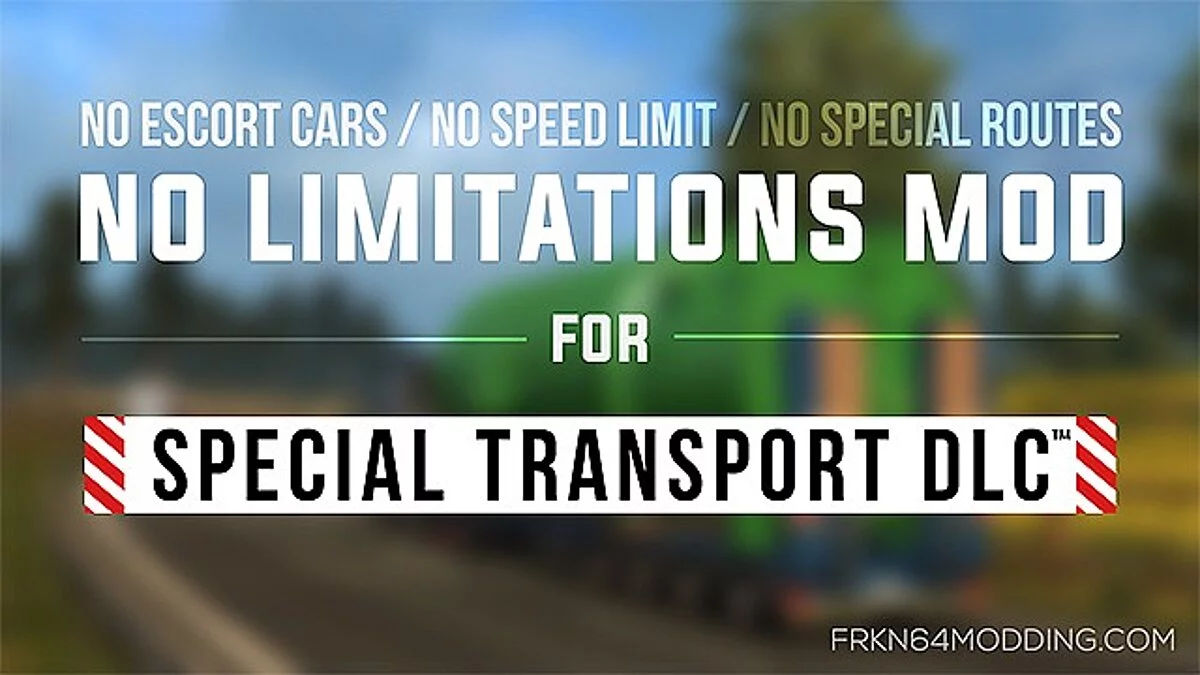 Euro Truck Simulator 2 — Unlimited mod for special vehicles [1.35.x]