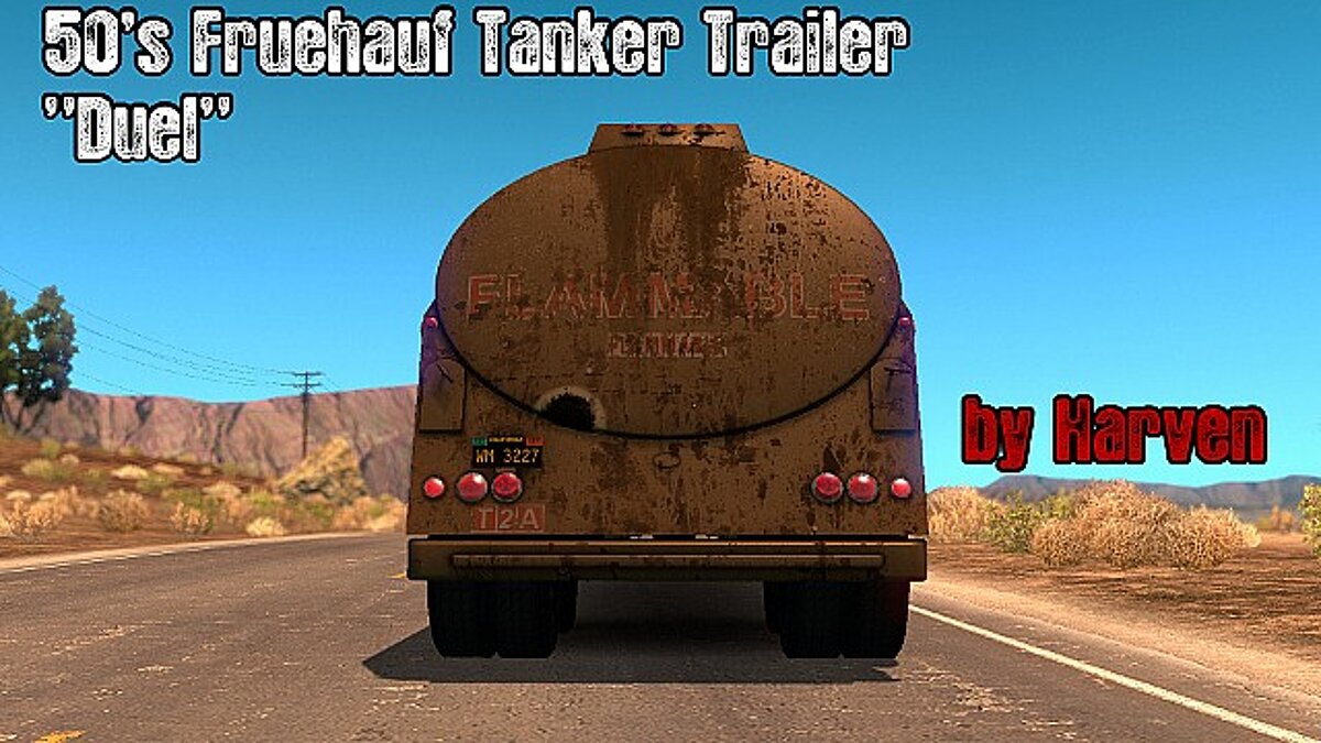 American Truck Simulator — Fuel tankers of the 50s Duel, "Fruehauf" company [1.4]