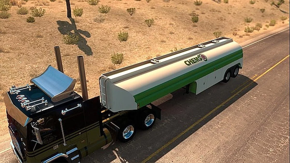 American Truck Simulator — Топливные танкеры 50-х годов Duel, компании "Fruehauf" [1.4]