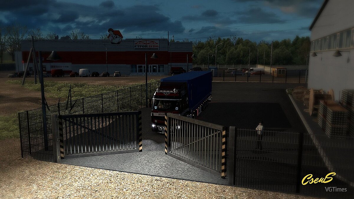 Euro Truck Simulator 2 — Animated gates for companies [3.2]