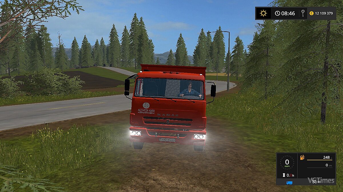 Farming Simulator 17 — KAMAZ-65115-6012 V1.1.0.0