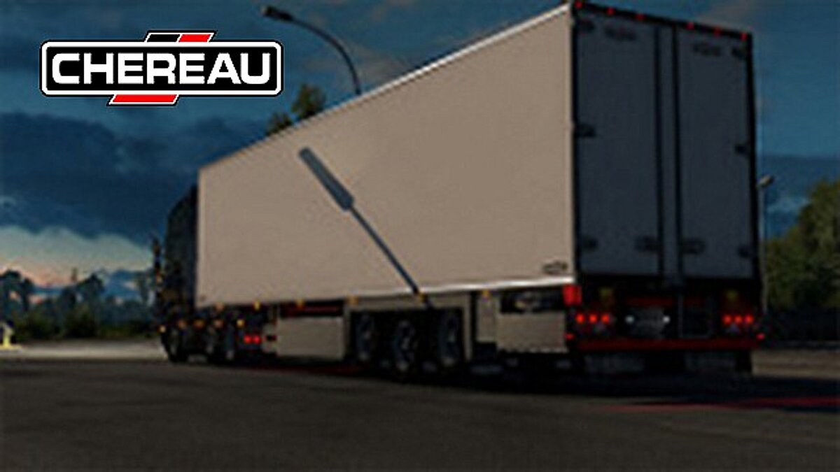 Euro Truck Simulator 2 — New trailer with a pack of skins (1.35.x)