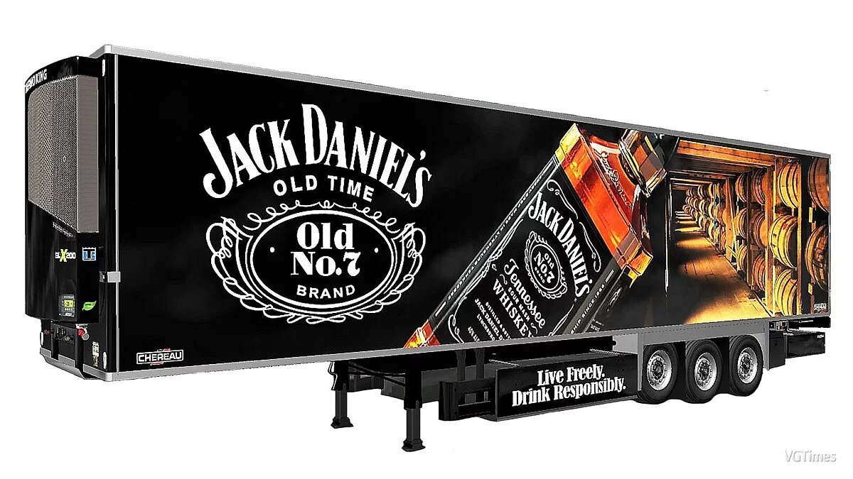 Euro Truck Simulator 2 — Новый прицеп с паком скинов (1.35.x)