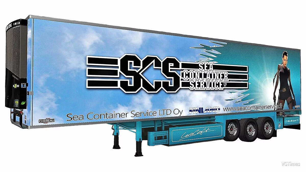 Euro Truck Simulator 2 — Новый прицеп с паком скинов (1.35.x)