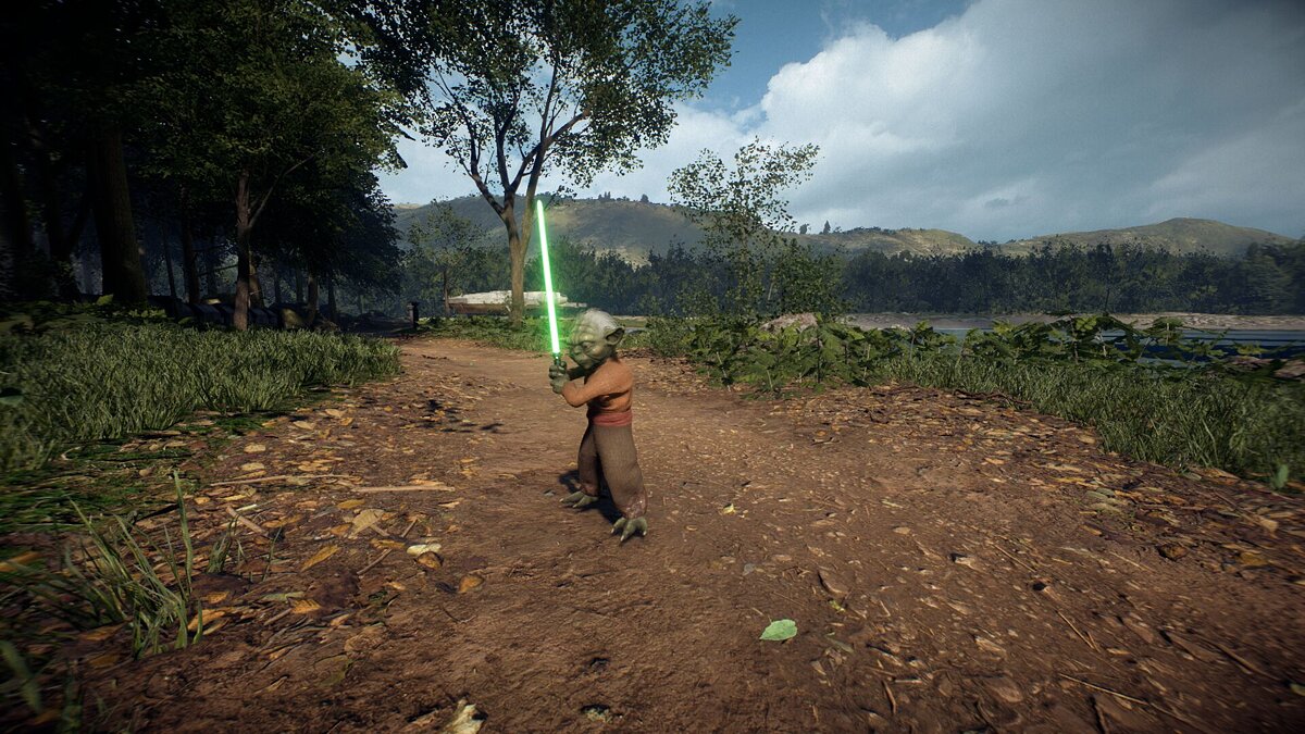 Star Wars: Battlefront 2 — Yoda without the cloak