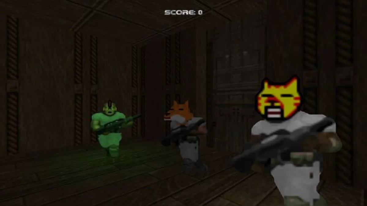 DOOM 2 — Hotline U.A.C is a transfer of the gameplay of Hotline Miami