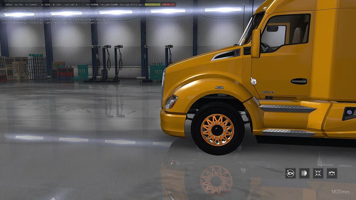 American Truck Simulator — Модифіковані колеса Alcoa