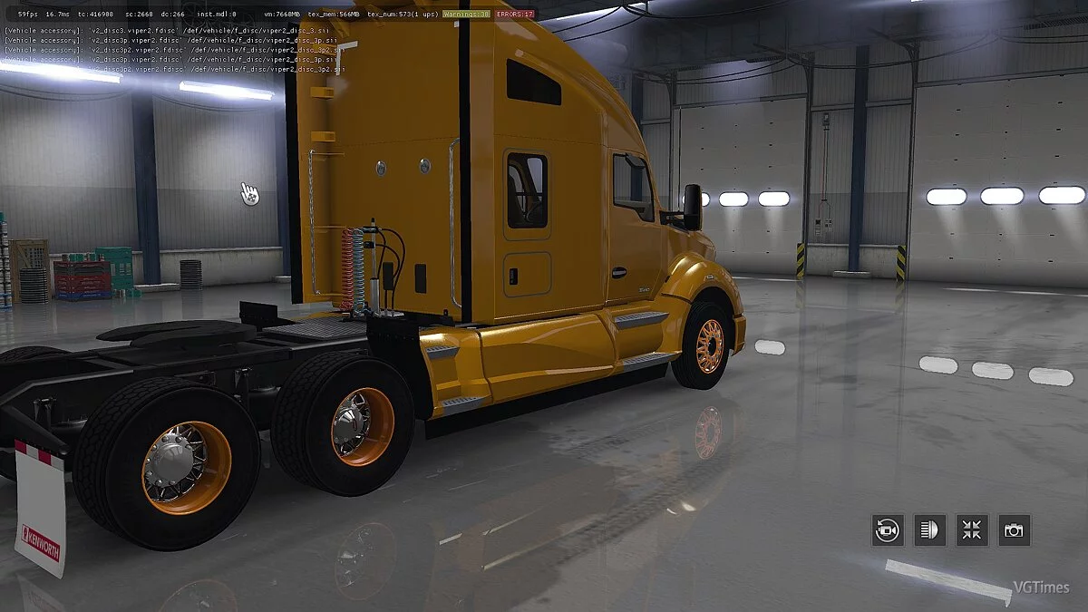 American Truck Simulator — Модифіковані колеса Alcoa