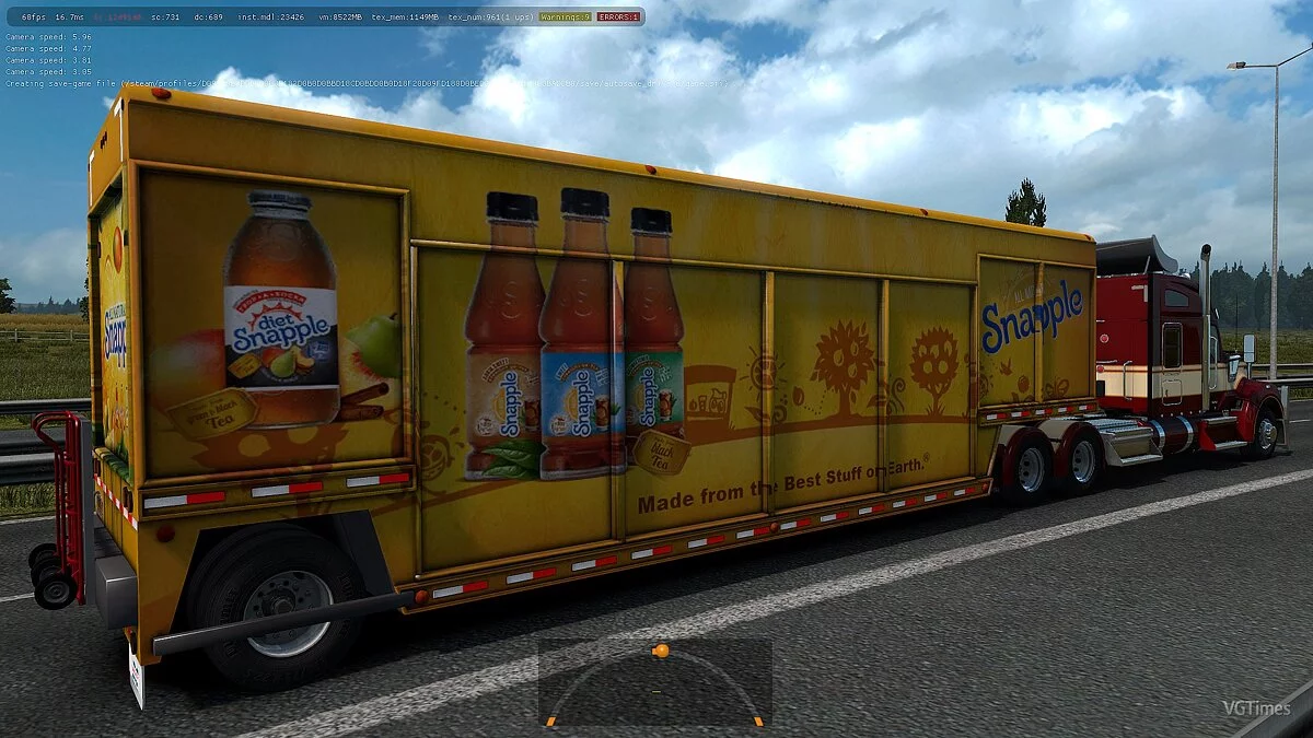 Euro Truck Simulator 2 — Tráilers de bebidas de Mickey