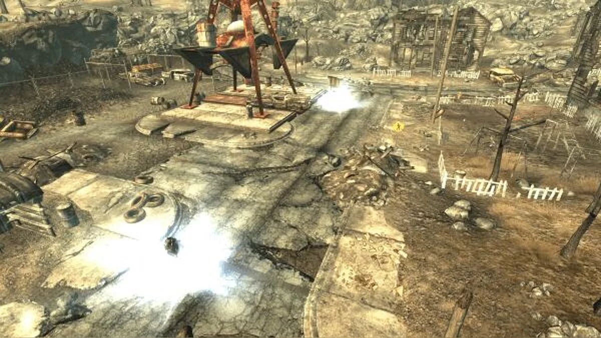 Fallout 3 — Granada de portal: moviéndose hasta el punto de explosión