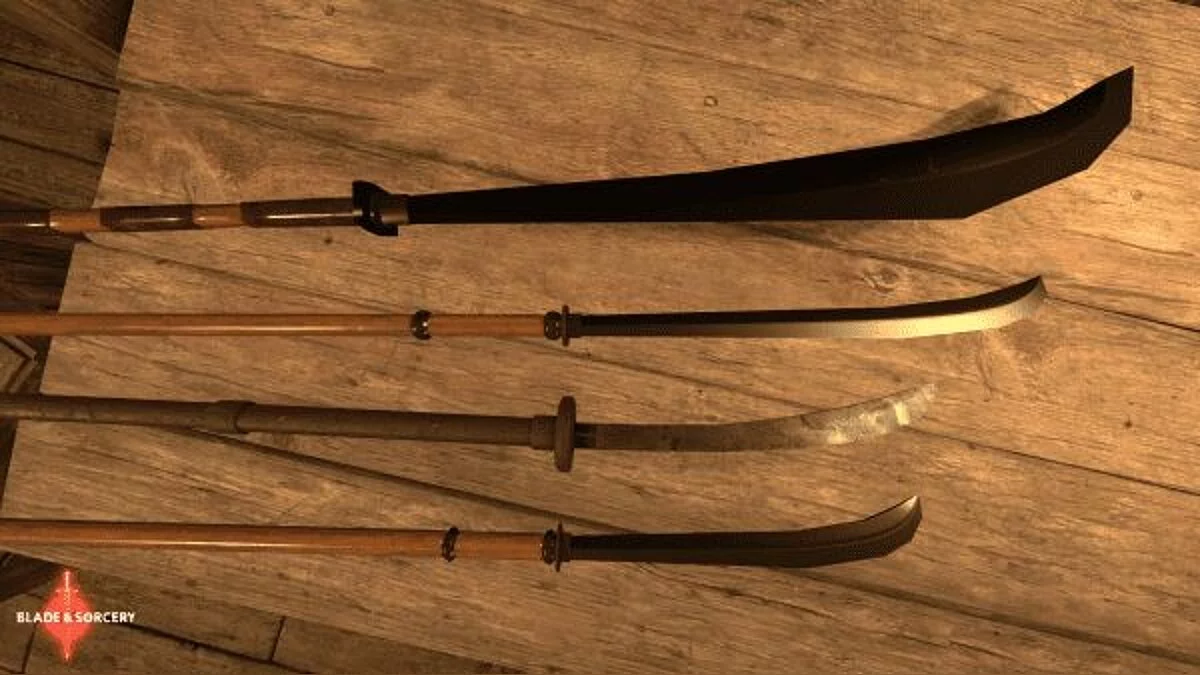 Blade and Sorcery — Pak naginat - blades on long sticks