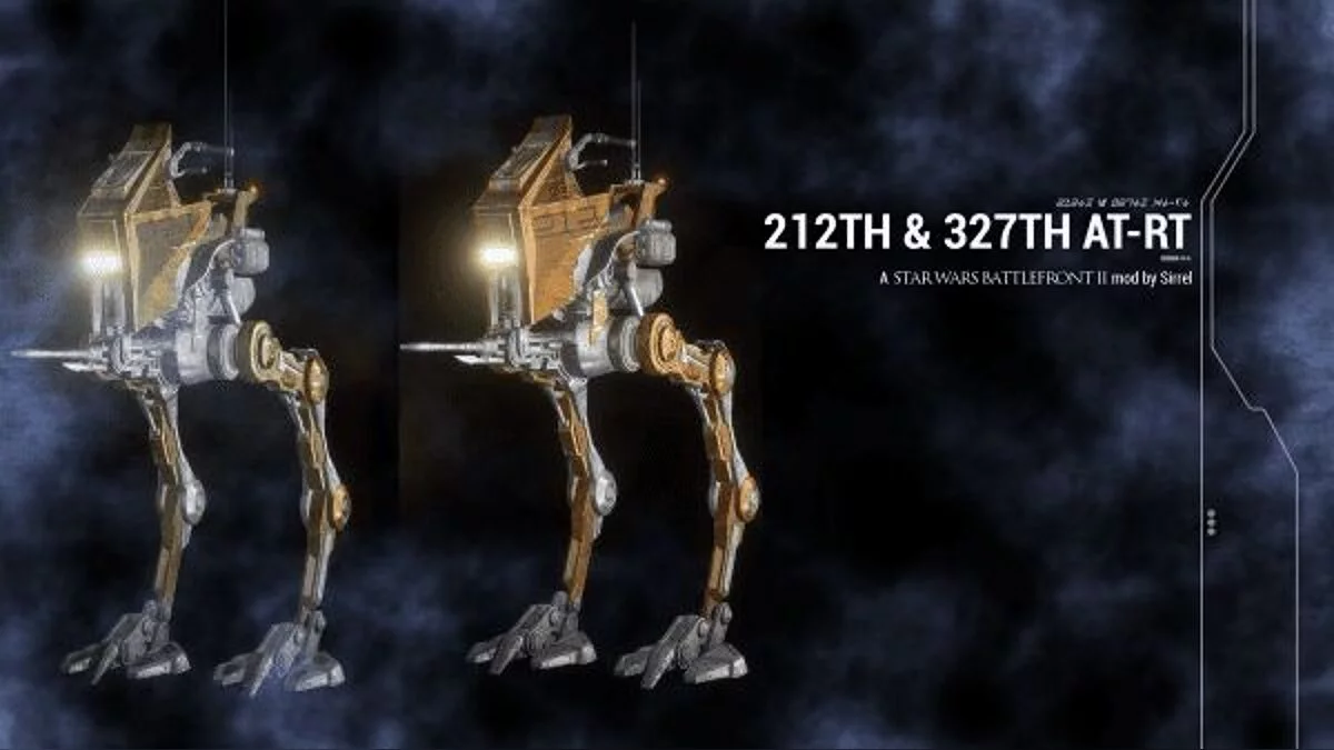 Star Wars: Battlefront 2 — Skins de escuadrones AT-RT 212 y 327