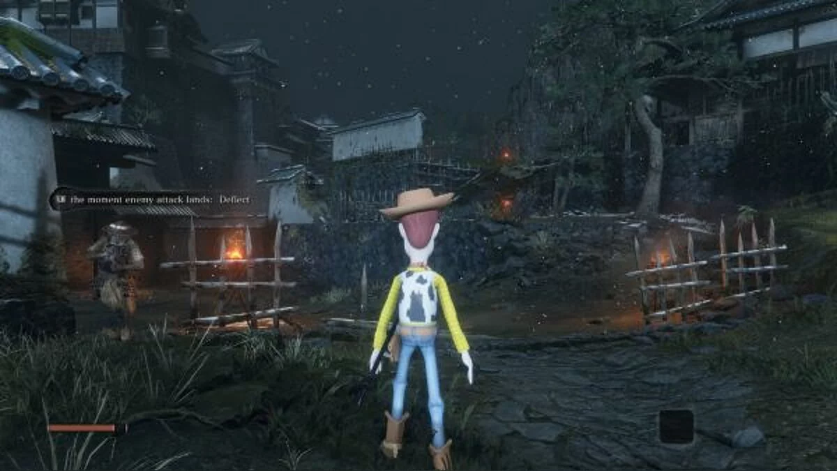 Sekiro: Shadows Die Twice — Sheriff Woody instead of Wolf