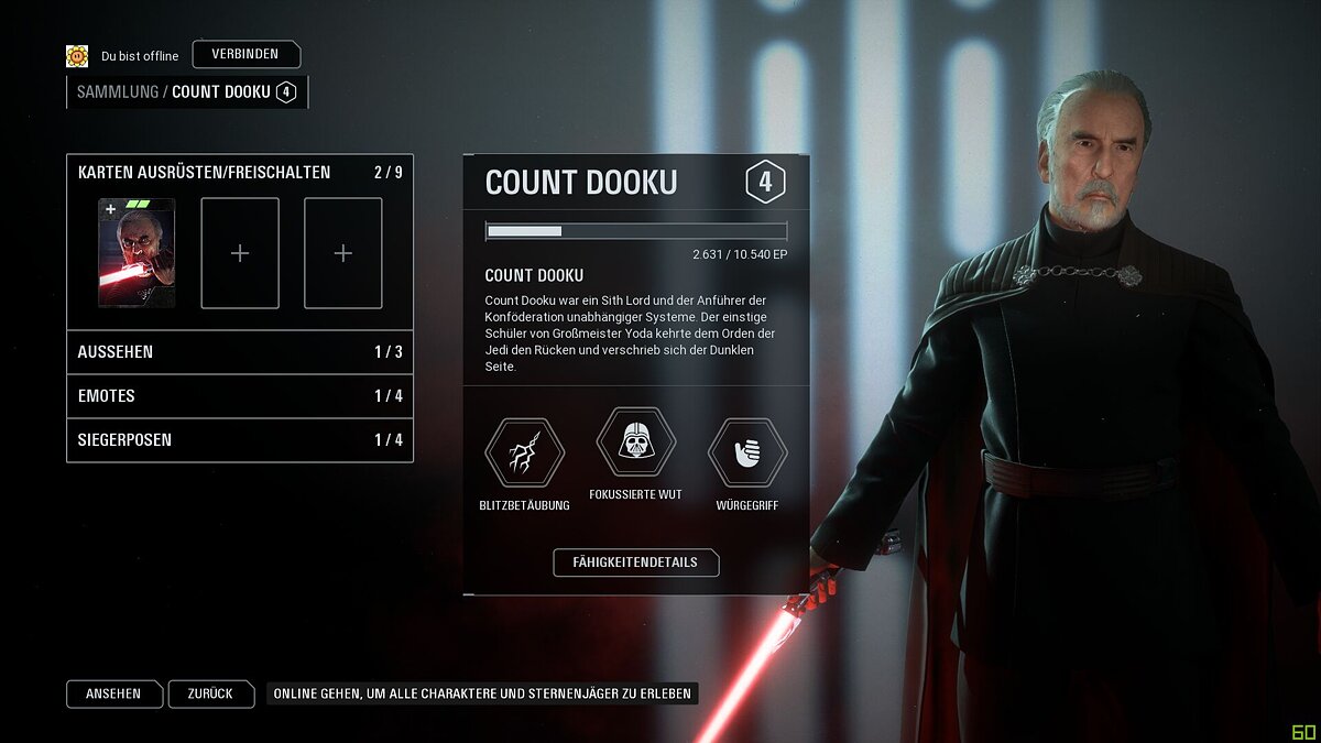 Star Wars: Battlefront 2 — Vader Abilities for Count Dooku (arcade only)