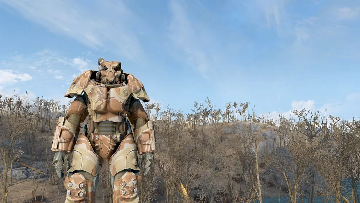 Fallout 4 — Множество скинов для силовой брони (хохлома, гжель, камуфляж и другие)