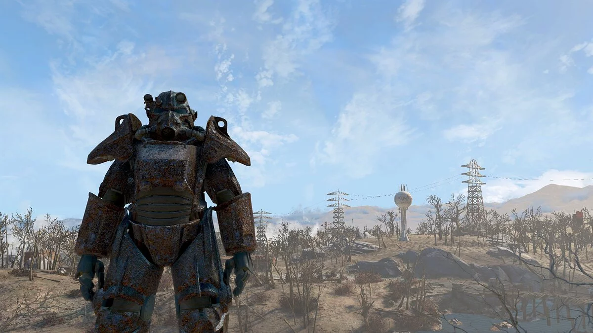 Fallout 4 — Множество скинов для силовой брони (хохлома, гжель, камуфляж и другие)