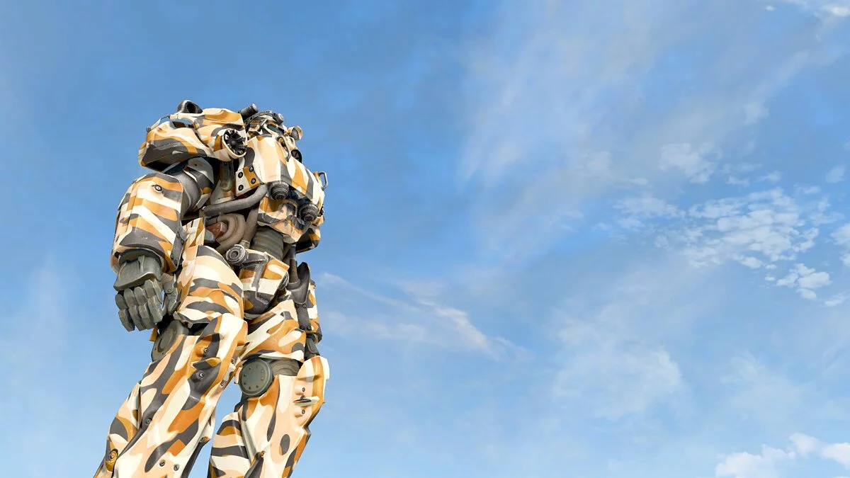 Fallout 4 — Множество скинов для силовой брони (хохлома, гжель, камуфляж и другие)