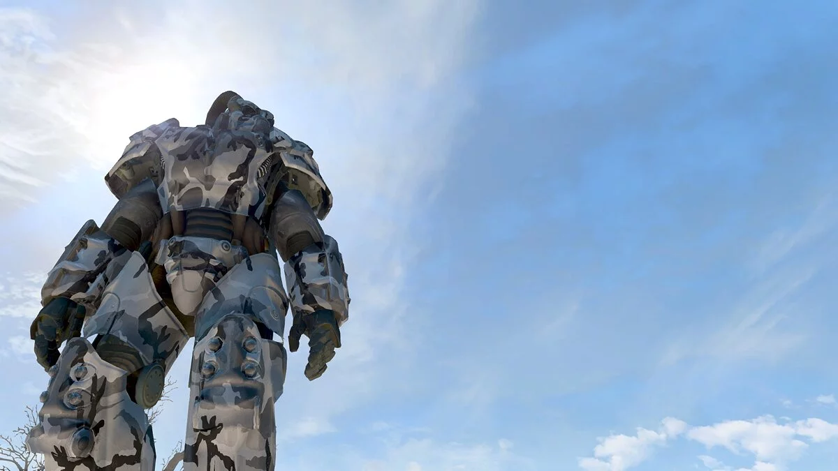 Fallout 4 — Множество скинов для силовой брони (хохлома, гжель, камуфляж и другие)