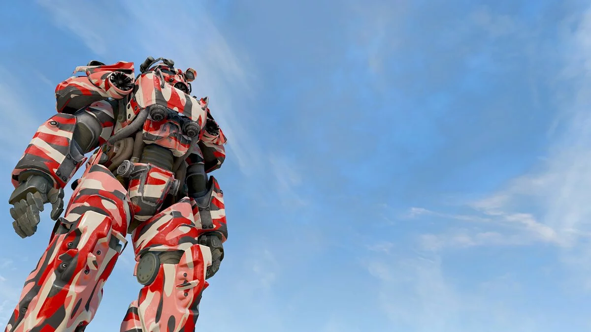 Fallout 4 — Множество скинов для силовой брони (хохлома, гжель, камуфляж и другие)