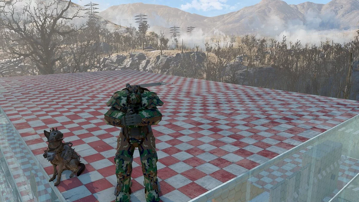 Fallout 4 — Множество скинов для силовой брони (хохлома, гжель, камуфляж и другие)