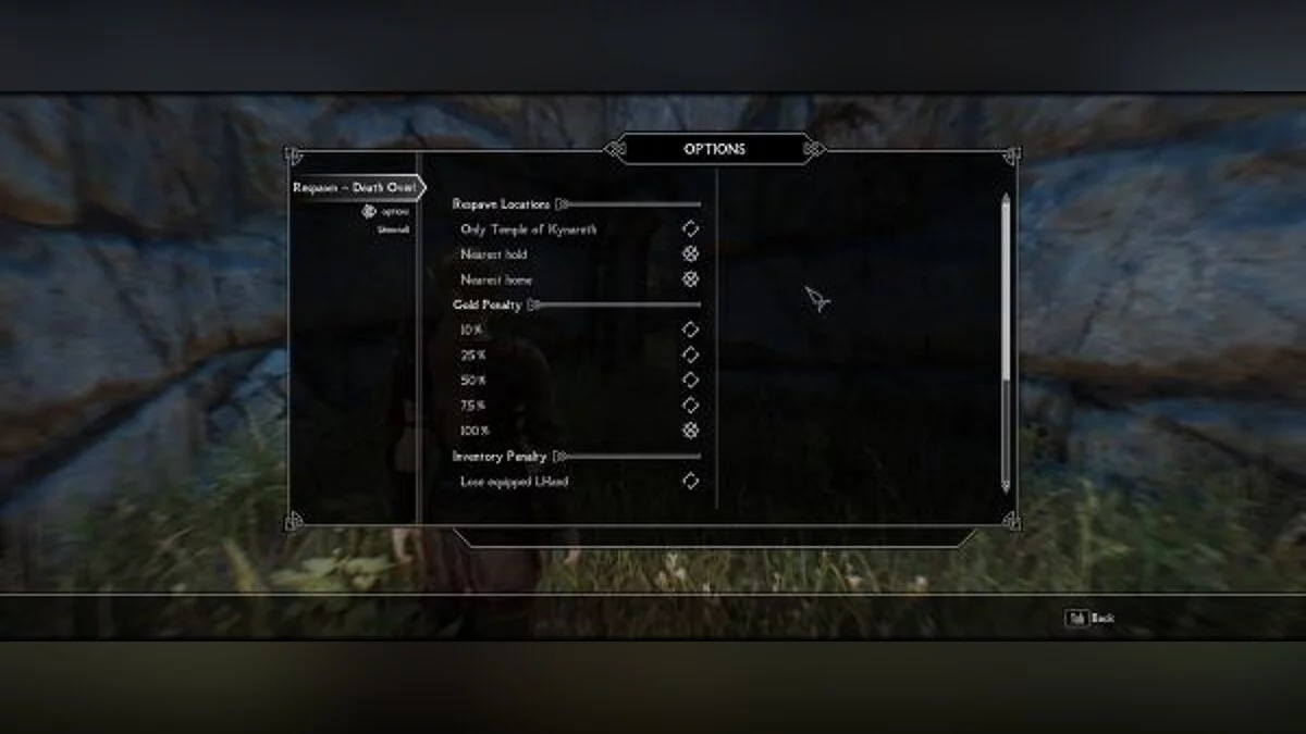 Elder Scrolls 5: Skyrim Special Edition — Механіка відродження – із втратою предметів та золота