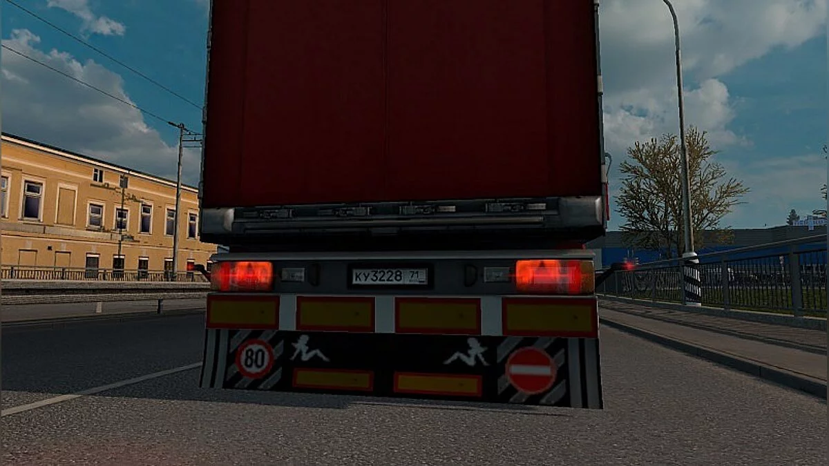 Euro Truck Simulator 2 — Шрифт Российских номерных знаков scs для карты RusMap v.1.1