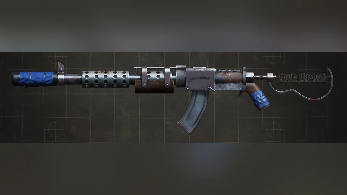 Fallout 4 — Crude Blowback – самодельная винтовка с концепт-артов игры
