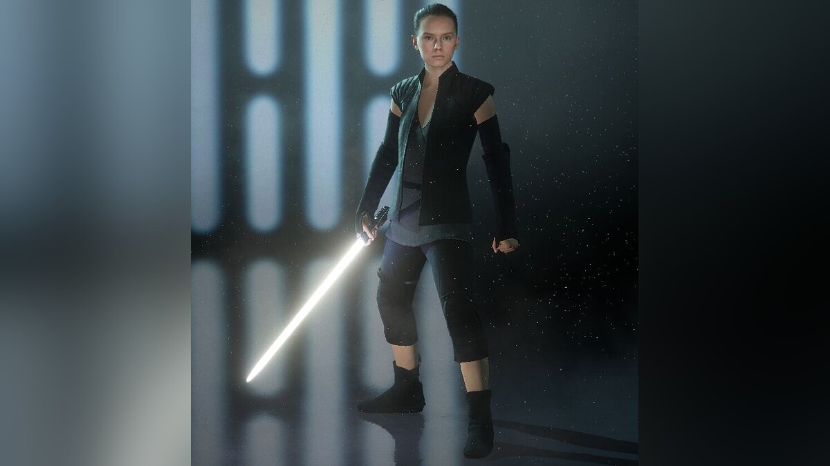 Star Wars: Battlefront 2 — White lightsaber for Rey