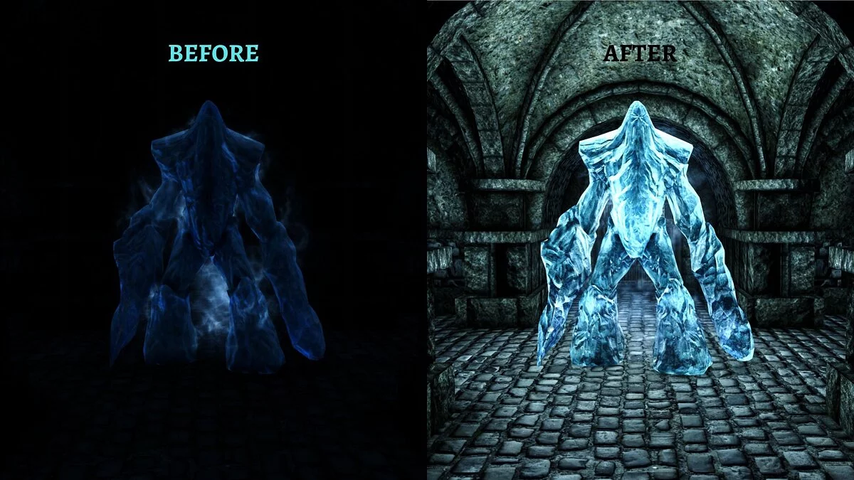 Elder Scrolls 5: Skyrim Special Edition — Светящиеся Атронахи