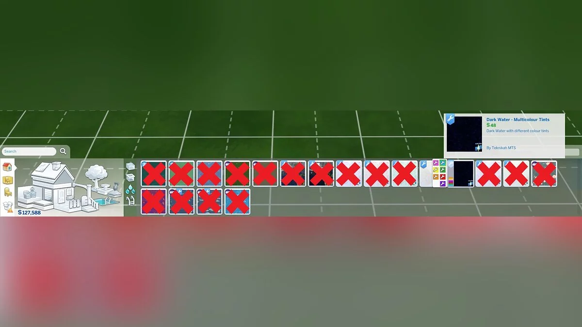 The Sims 4 — Кольорова вода у басейни