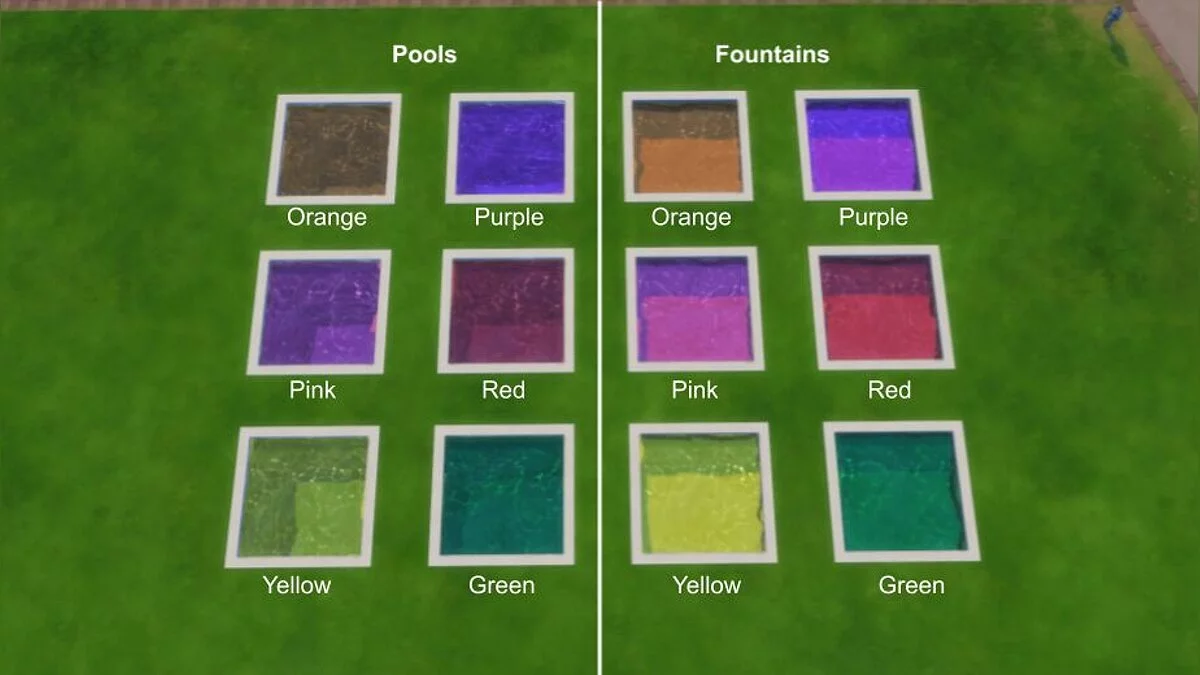 The Sims 4 — Agua de color claro