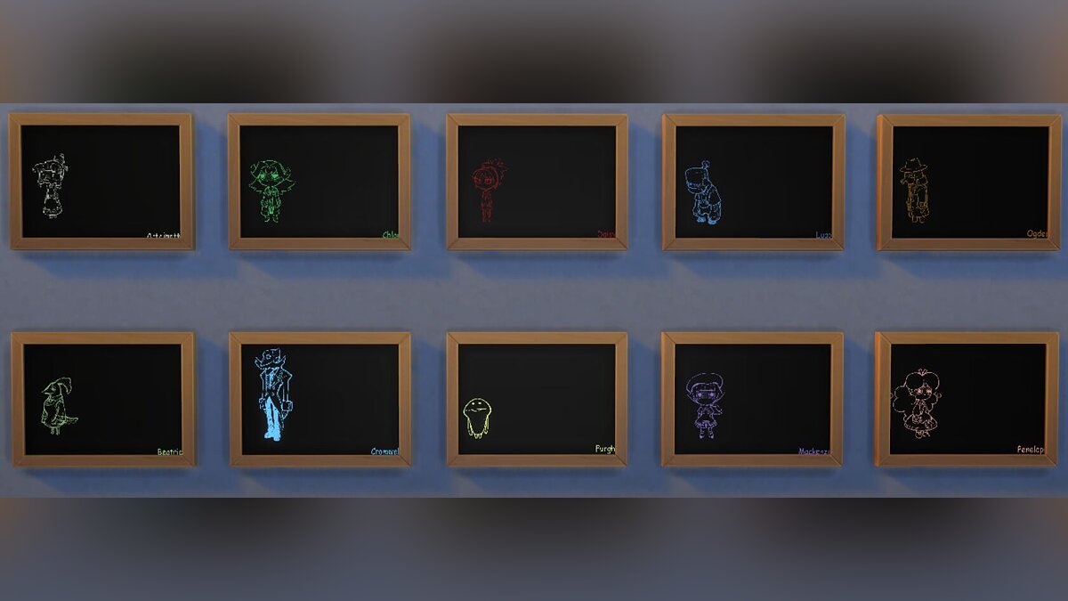 The Sims 4 — Posters with characters from Touch Detective