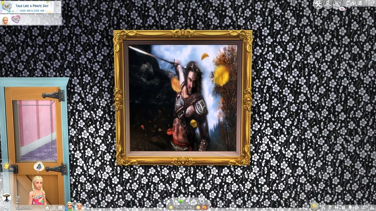 The Sims 4 — 12 новых картин про Довакина