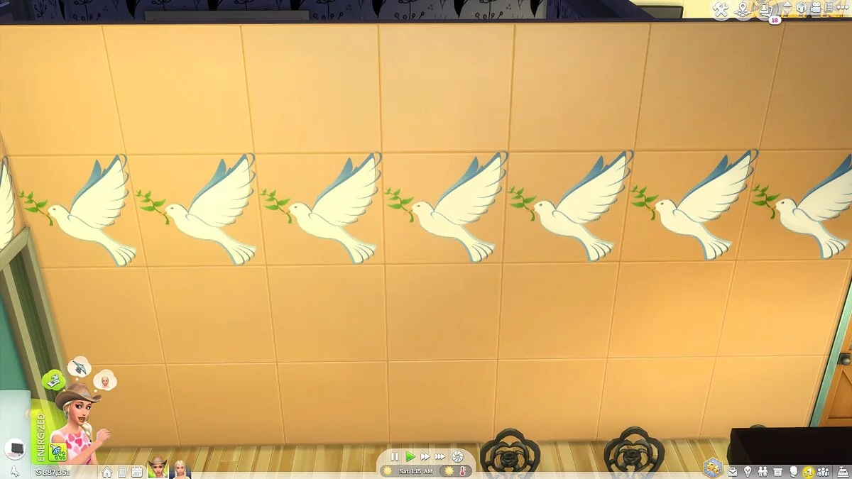 The Sims 4 — Пак дитячих малюнків на шпалери