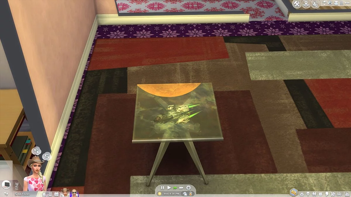 The Sims 4 — Набор раскрашенных кухонных столов 