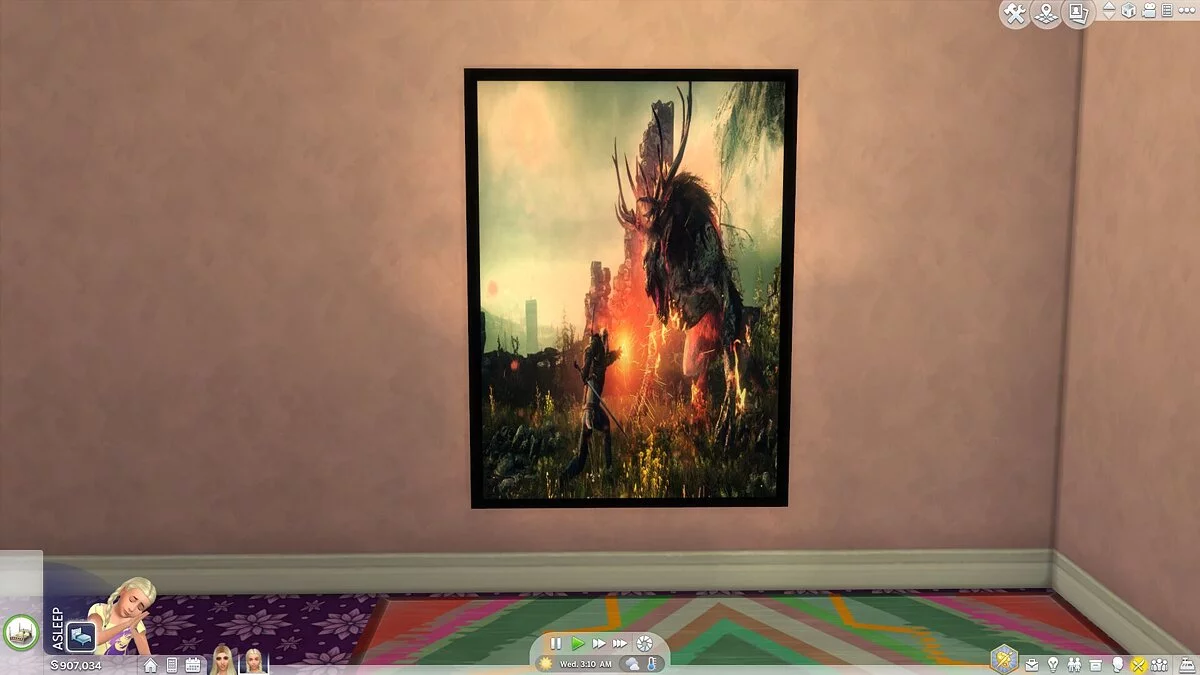 The Sims 4 — Pinturas basadas en The Witcher