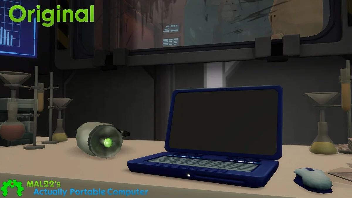 The Sims 4 — Уменьшенный и приятный взгляду ноутбук 