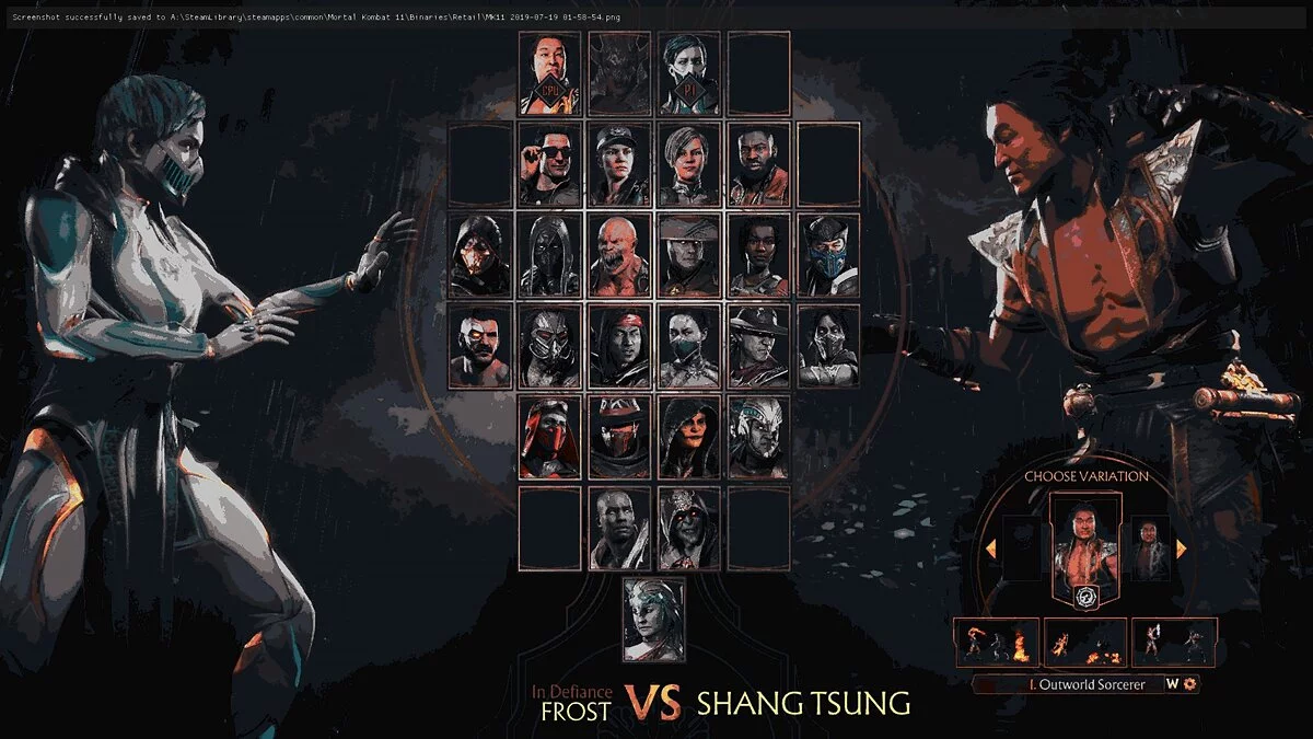Mortal Kombat 11 — Ретрофильтр