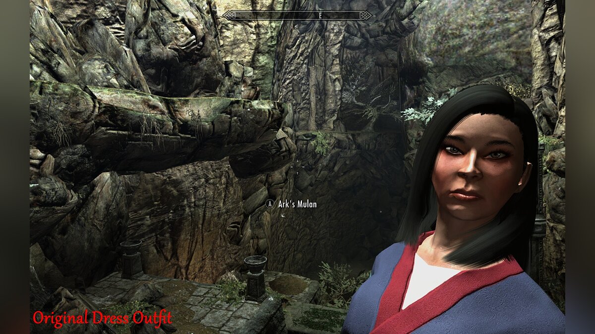 Elder Scrolls 5: Skyrim Special Edition — Disney's Mulan as a companion