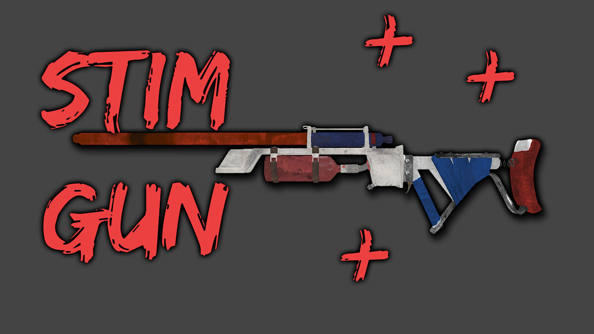 Fallout 4 — Stim Gun - a gun that heals allies