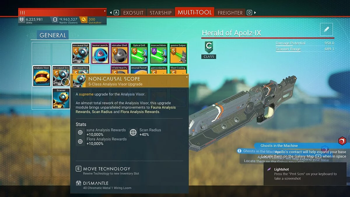 No Man&#039;s Sky — Increased rewards for upgrade modules