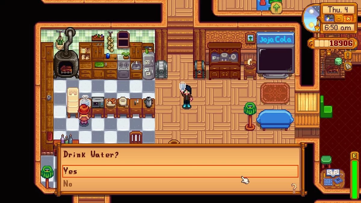 Stardew Valley — agua para beber