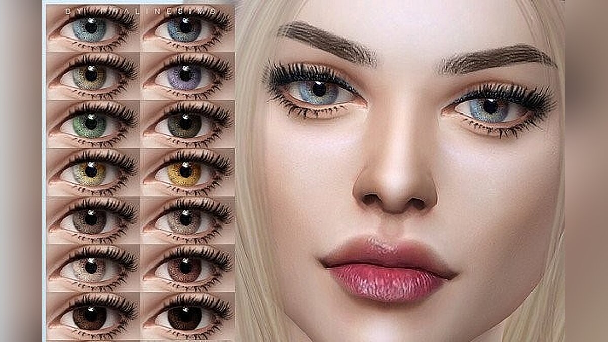 The Sims 4 — Color contact lenses