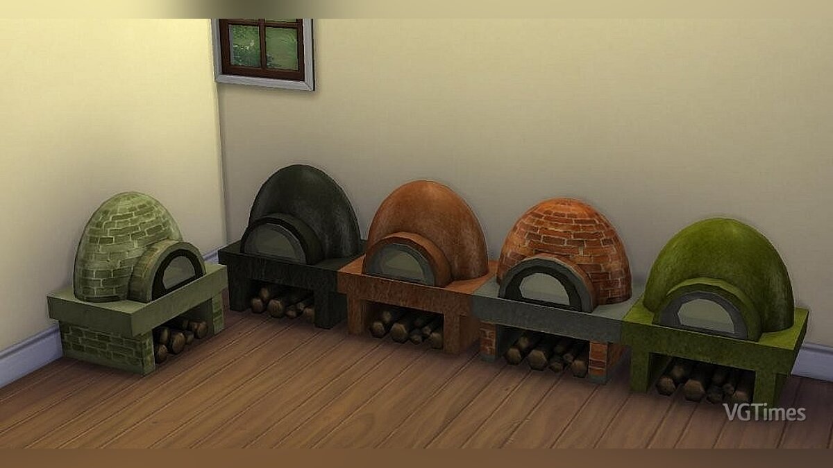 The Sims 4 — Rustic clay pizza oven